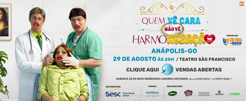 G7 Comédia | Quem Vê Cara Não Vê Harmonização