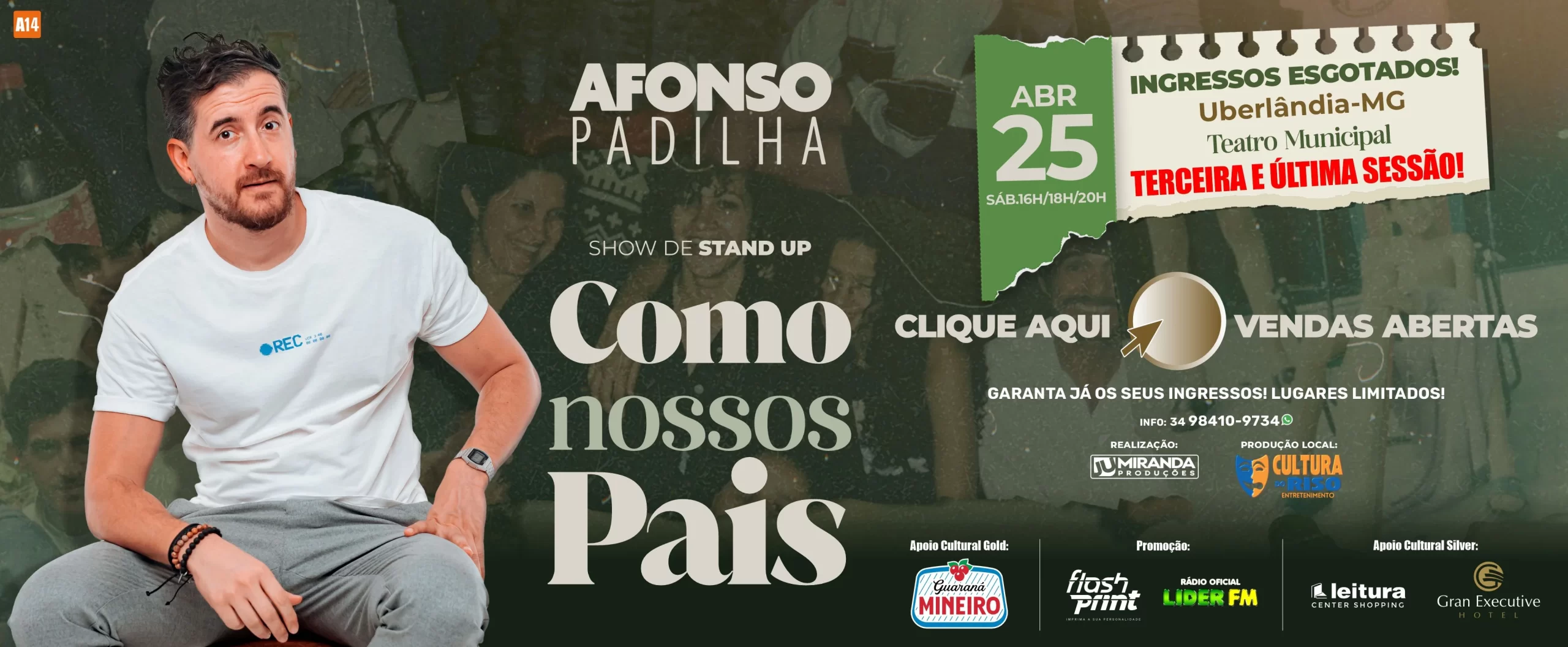 Afonso Padilha | Como Nossos Pais – Uberlândia