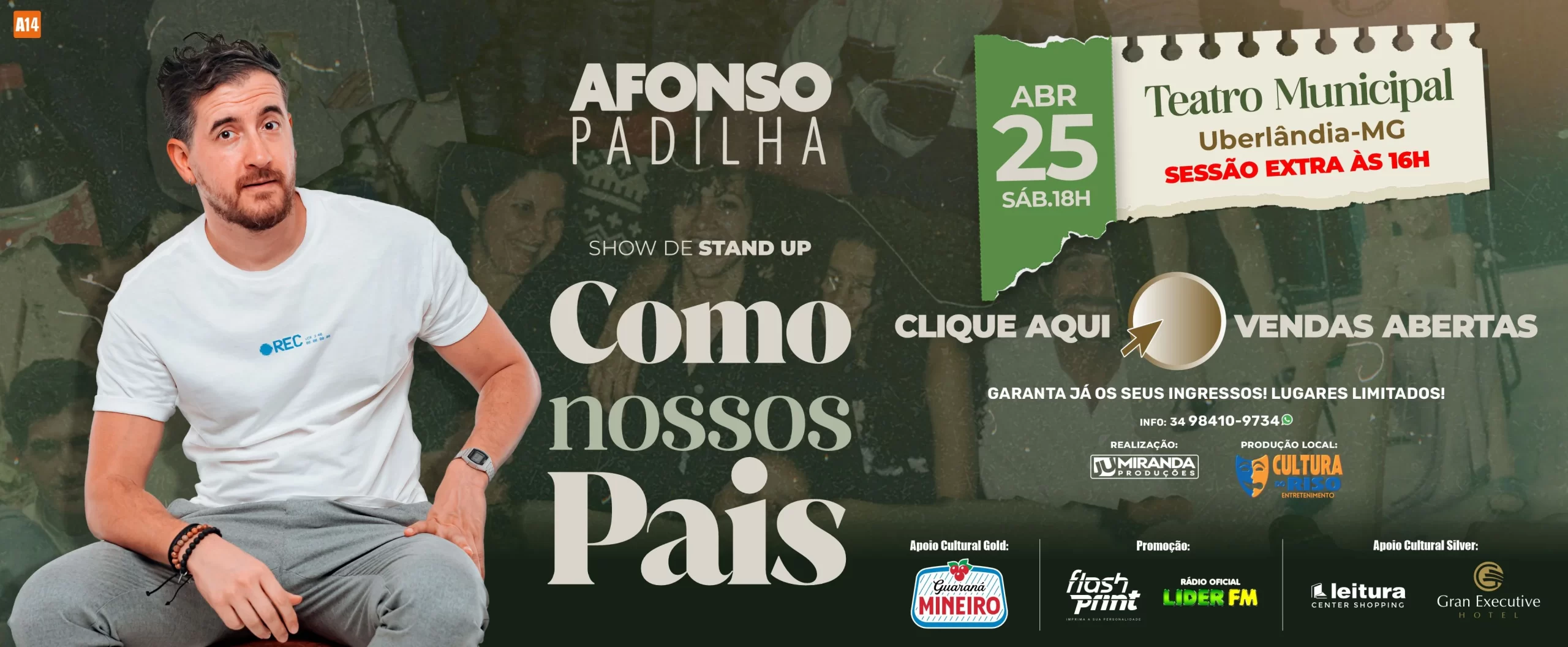 Afonso Padilha | Como Nossos Pais – Uberlândia