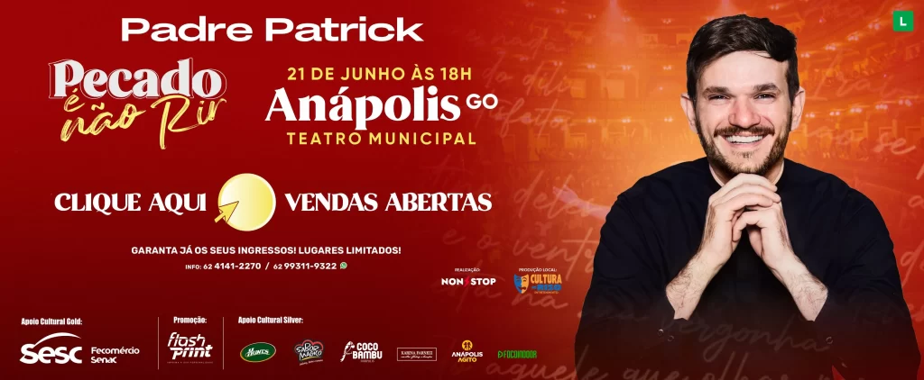 Padre Patrick | Pecado é Não Rir