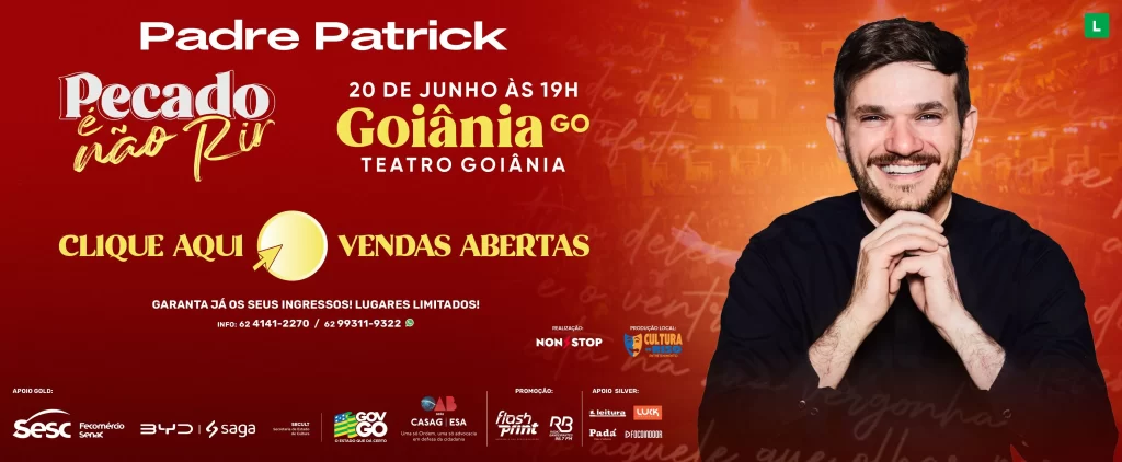 Padre Patrick | Pecado é Não Rir