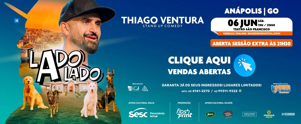 Thiago Ventura | Novo Show 2026 – Anápolis