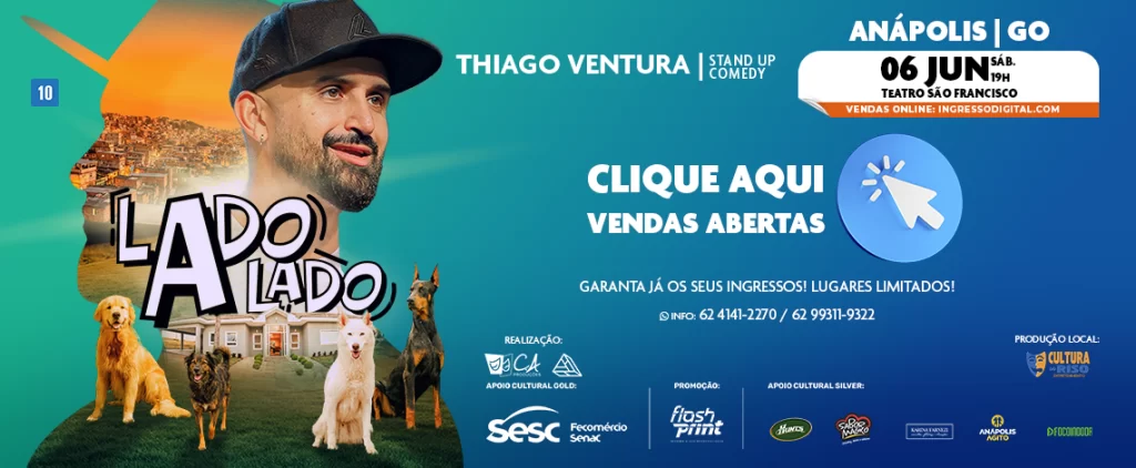 Thiago Ventura | Novo Show 2026 – Anápolis