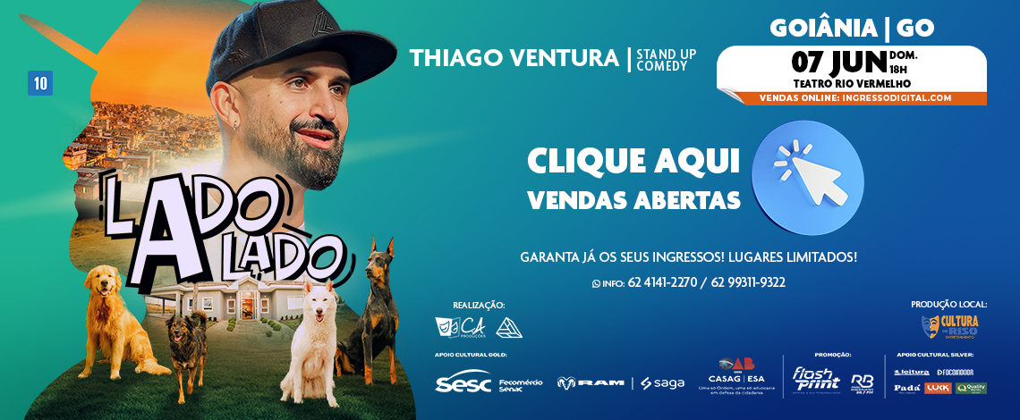 Thiago Ventura | Novo Show 2026 – Goiânia