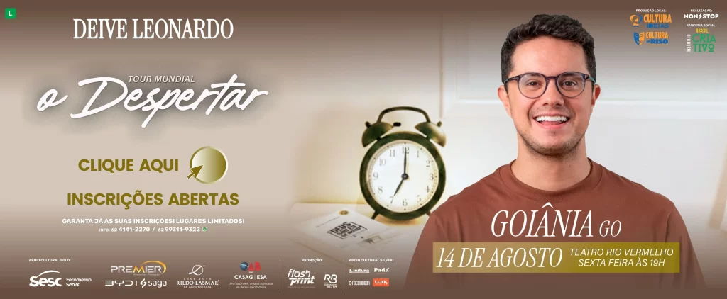 Deive Leonardo | O Despertar – Goiânia