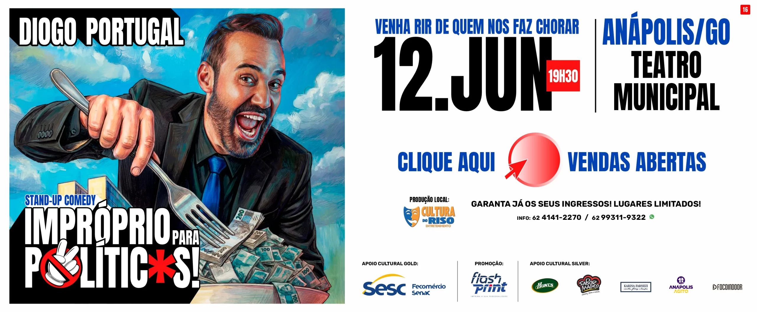 Diogo Portugal | Impróprio Para Políticos – Anápolis