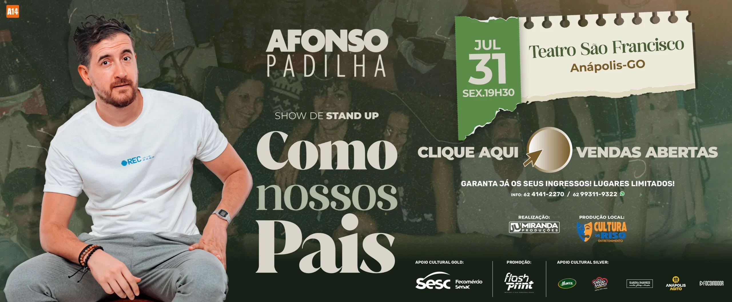 Afonso Padilha | Como Nossos Pais – Anápolis