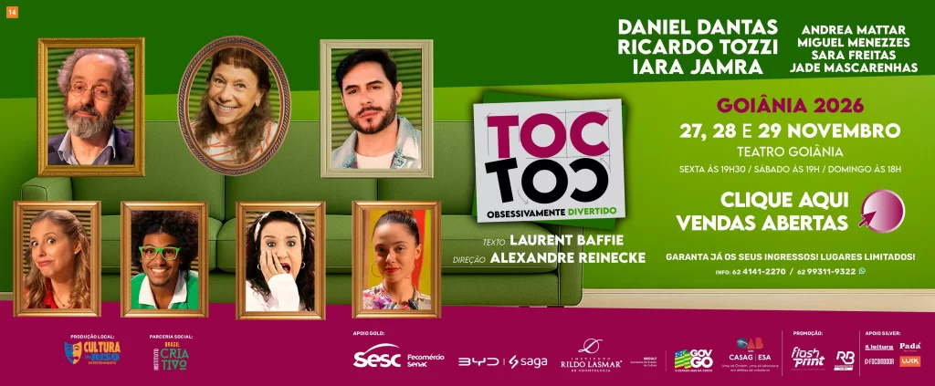 Toc Toc | Obsessivamente Divertido – Goiânia