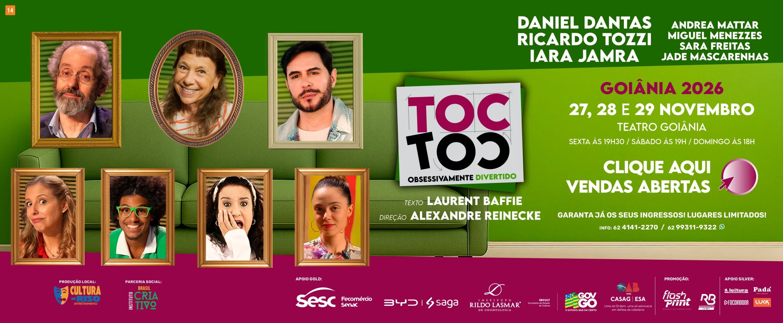 Toc Toc | Obsessivamente Divertido – Goiânia