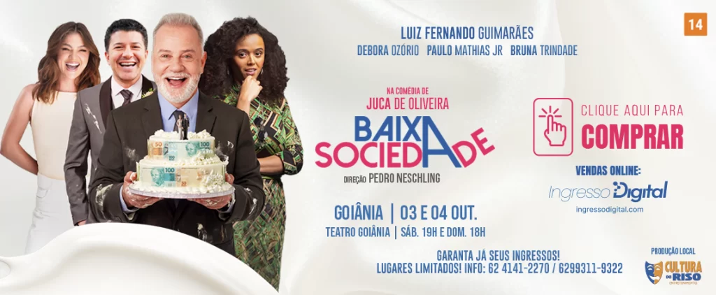 Luiz Fernando Guimarães | Baixa Sociedade – Goiânia