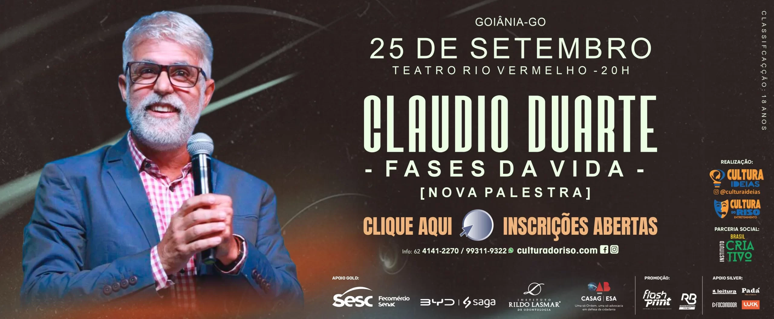 Claudio Duarte | Fases da Vida – Goiânia